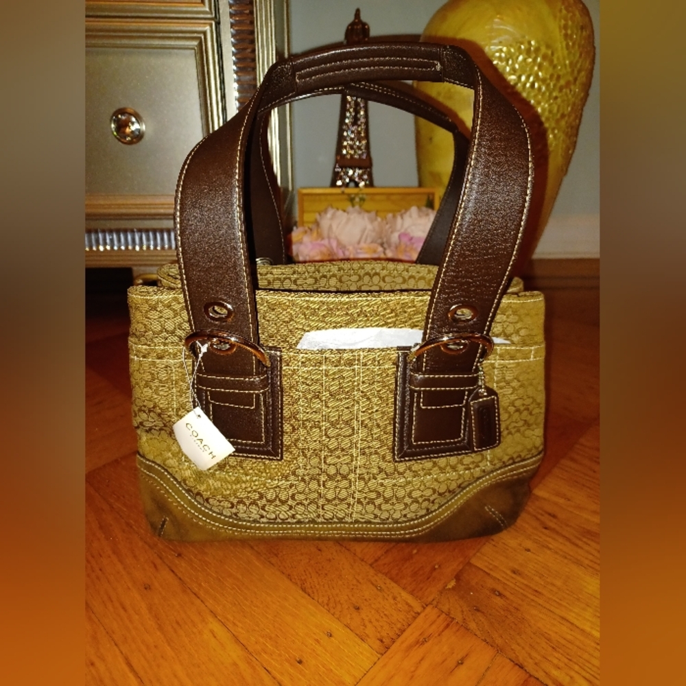 COACH MINI CC SIGNATURE TOTE